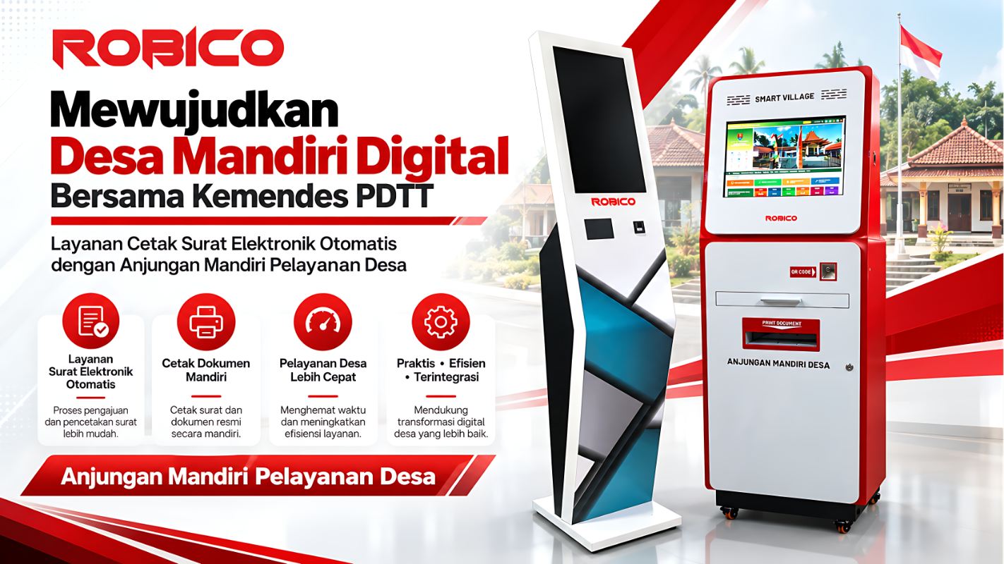 Mewujudkan Desa Mandiri Digital Bersama Kemendes PDTT: Layanan Cetak Surat Elektronik Otomatis dengan Anjungan Mandiri Pelayanan Desa